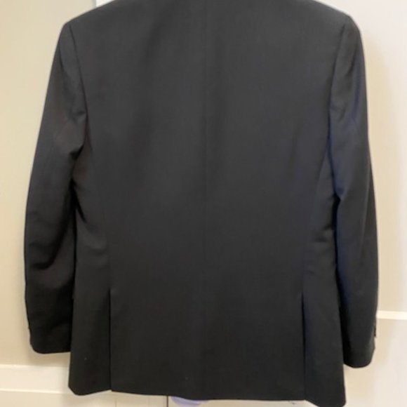 Boy's Black Suit Size 14R, Shirt Size 12R, Tie - Picture 3 of 13